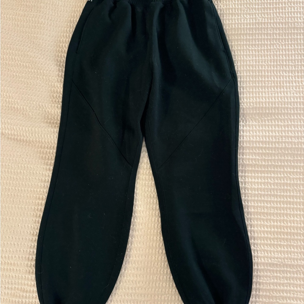 Abercrombie YPB neoKNIT Jogger Sweatpants - dark emerald green, size S short - Picture 5 of 6